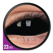 Sclera Sabretooth Black Contact Lenses 22mm